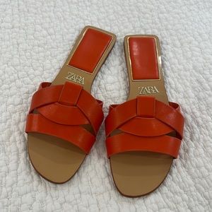 Zara Leather Sandals